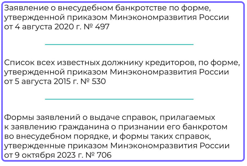 «Внесудебное банкротство».